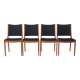 4 of 8 Johannes Andersen Dining Chairs | Danish Teak Mid-Century Design