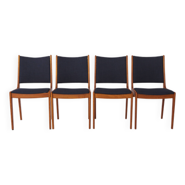 4 des 8 chaises de salle à manger Johannes Andersen | Design danois en teck des années 50