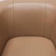 Vitra Suita Club Armchair in Ochre Leather