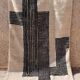 Off-white Moroccan rug with geometric patterns, 300cm x 150cm