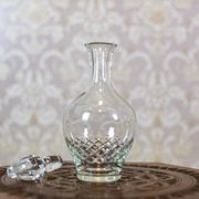 Vintage Crystal Liquor Decanter, 1930s