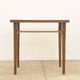 Mid-century walnut coffee table, wooden living room table, 1950s