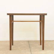 Mid-century walnut coffee table, wooden living room table, 1950s