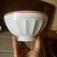 Earthenware ribbed bowl