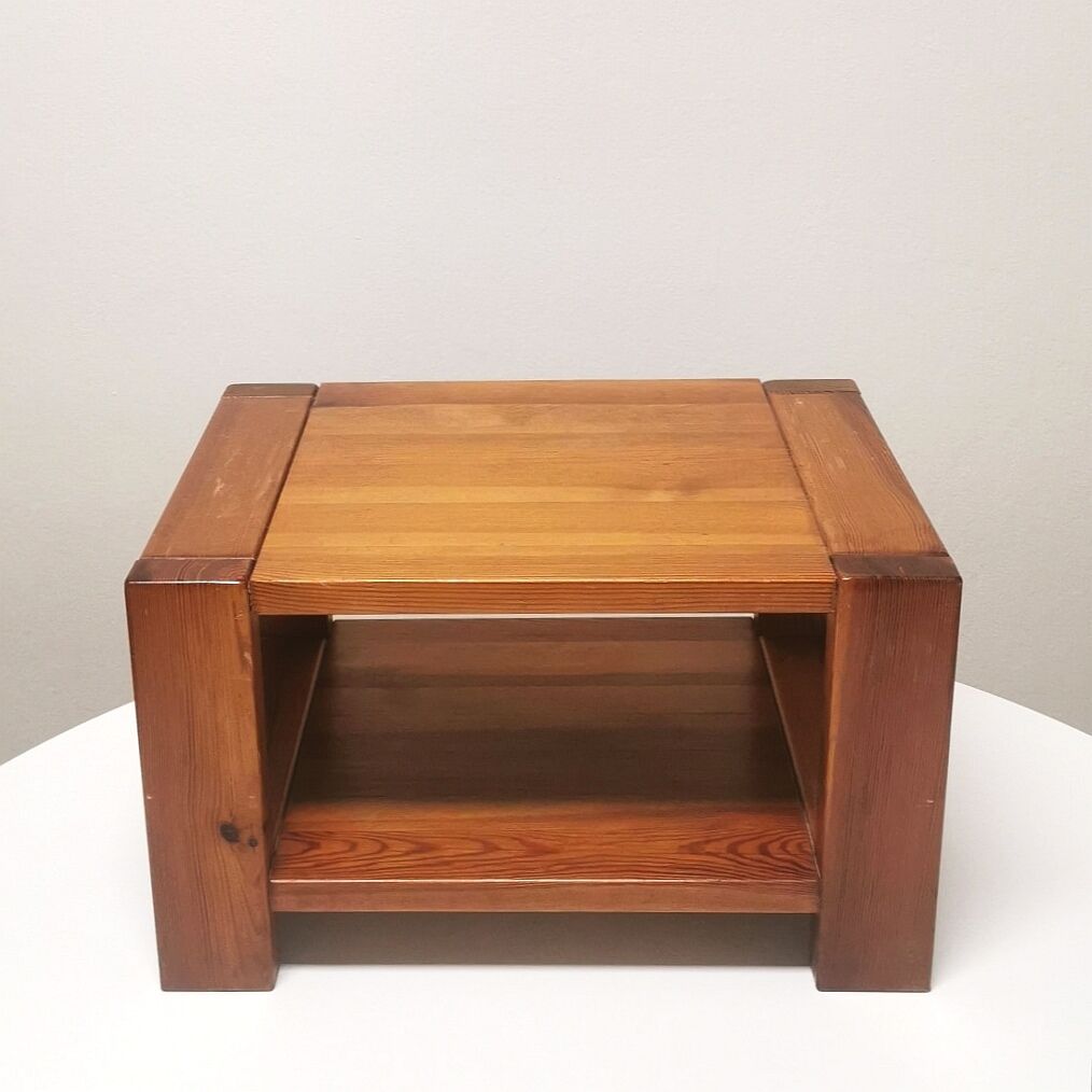 Side table in elm, 1979