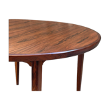 Extendable Scandinavian rosewood table, 1960s
