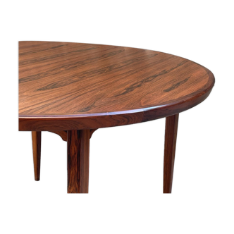 Extendable Scandinavian rosewood table, 1960s
