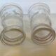 Pair of old deer vases deer molded glass
