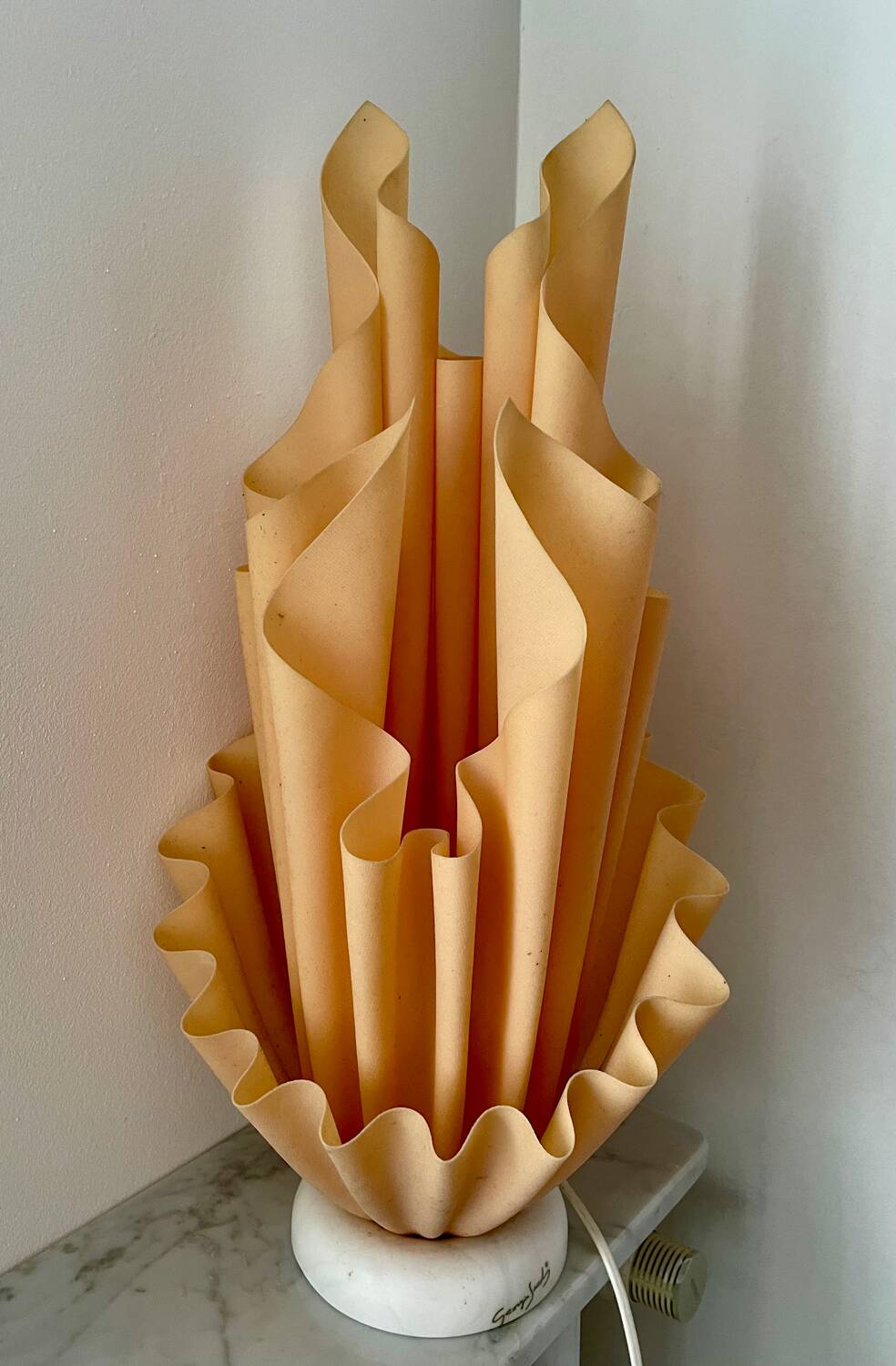 Vintage Georgia Jacob Corolla Lamp