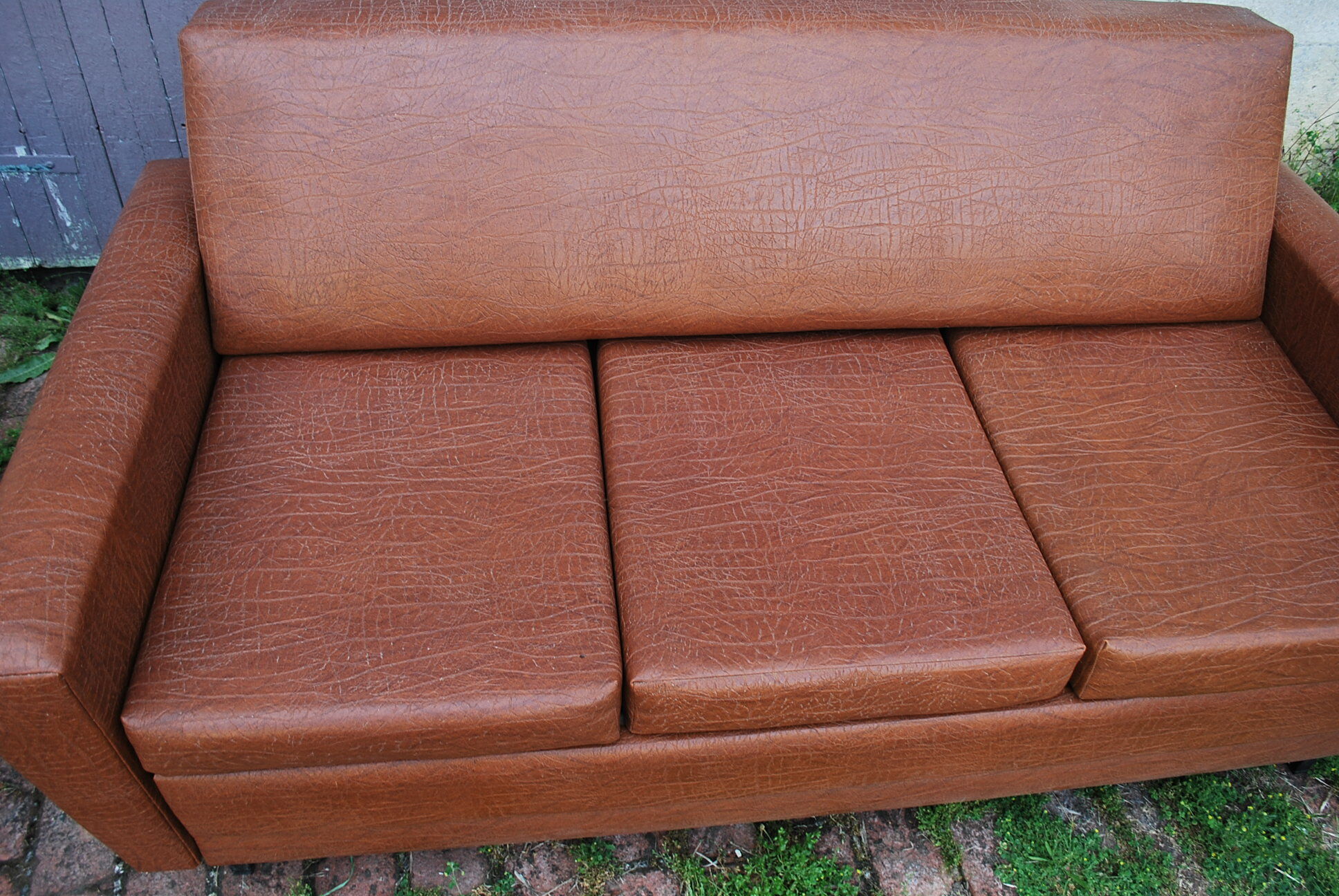 Sofa and two vintage armchairs