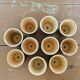 Lot de 10 pots en terre cuite circa 1930 graineterie
