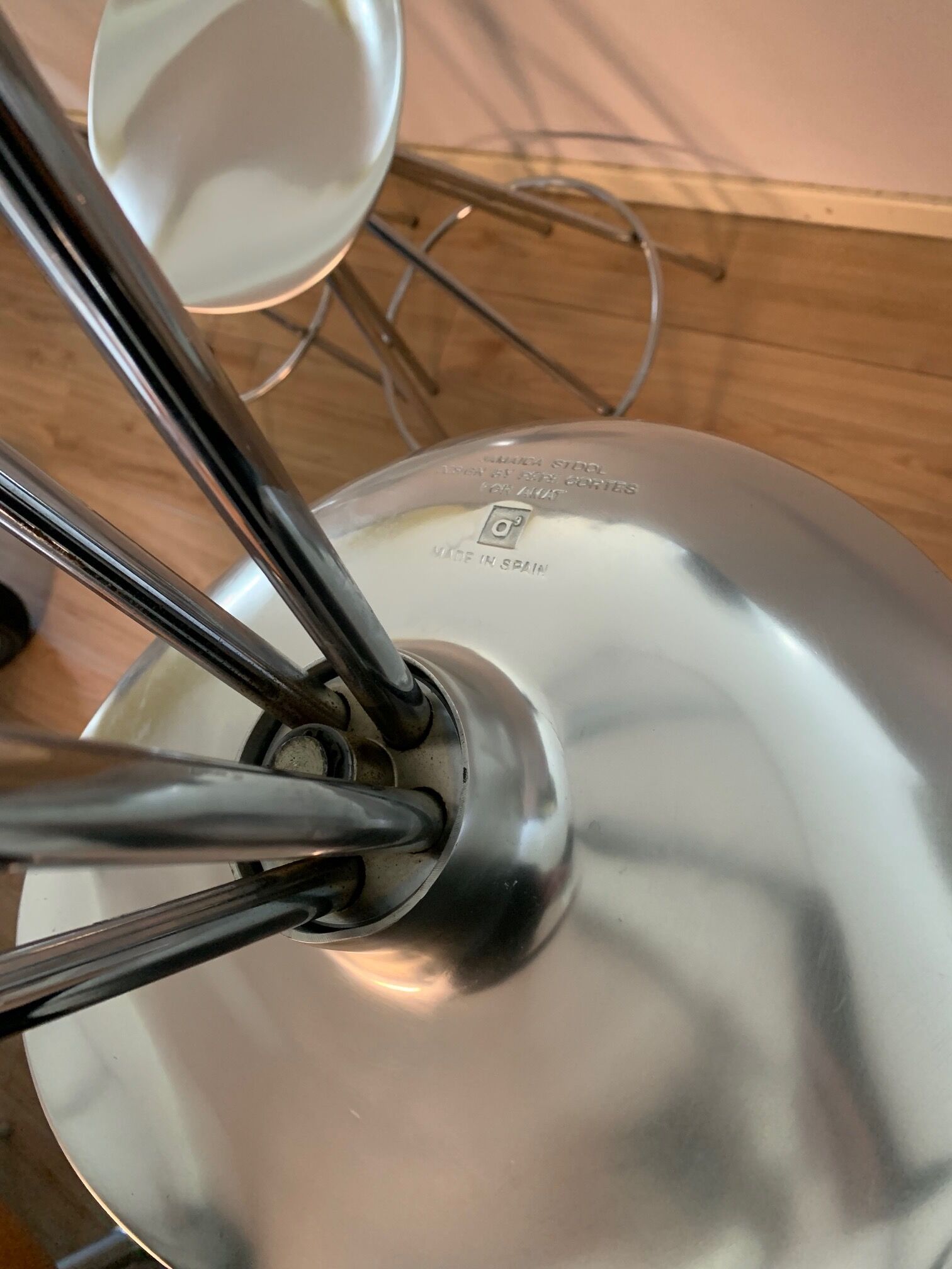 Set of 5 stools "Jamaica" by designer Pepe Cortes production Amat