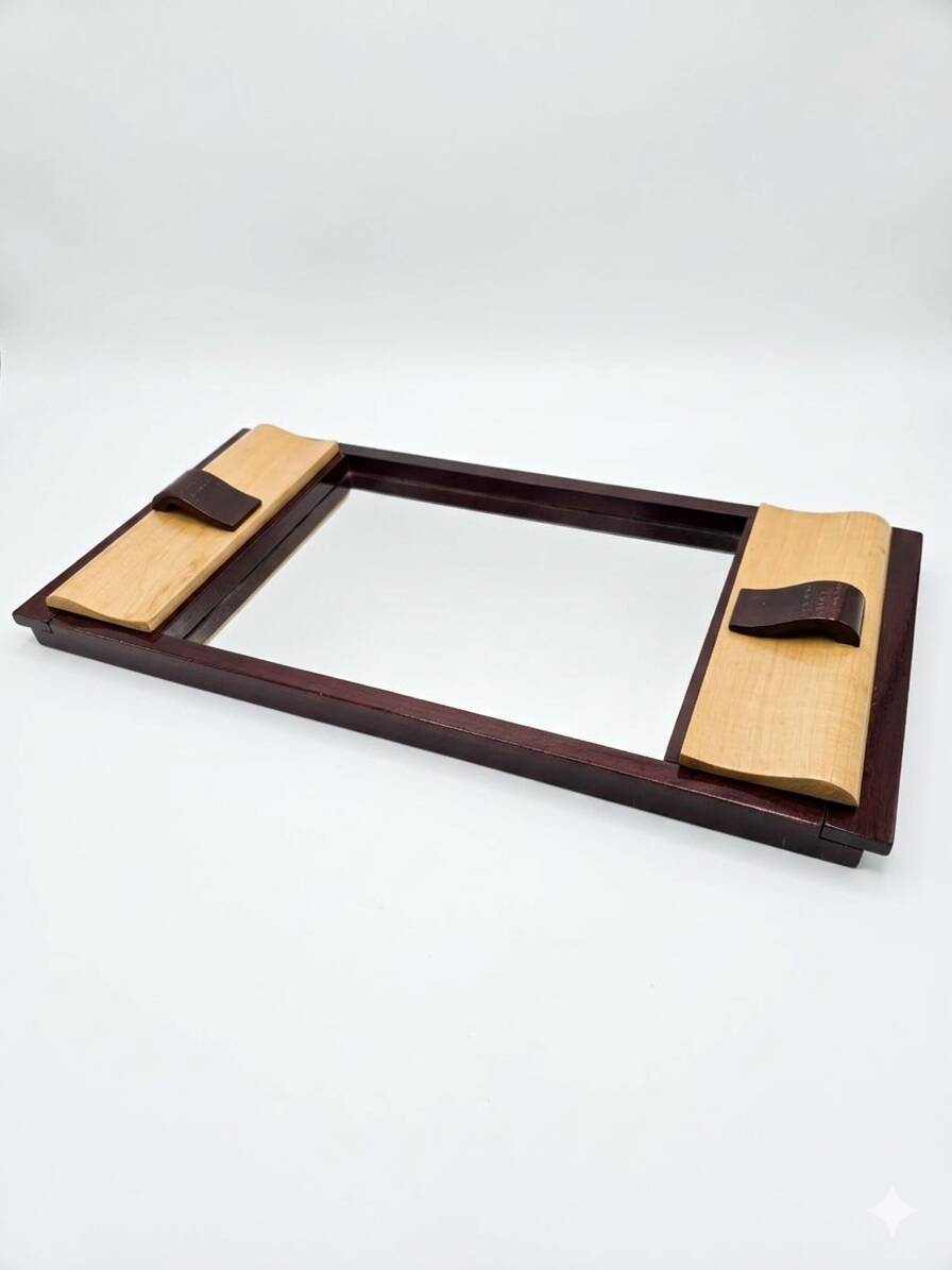 Art Deco mirrored serving tray, 1930