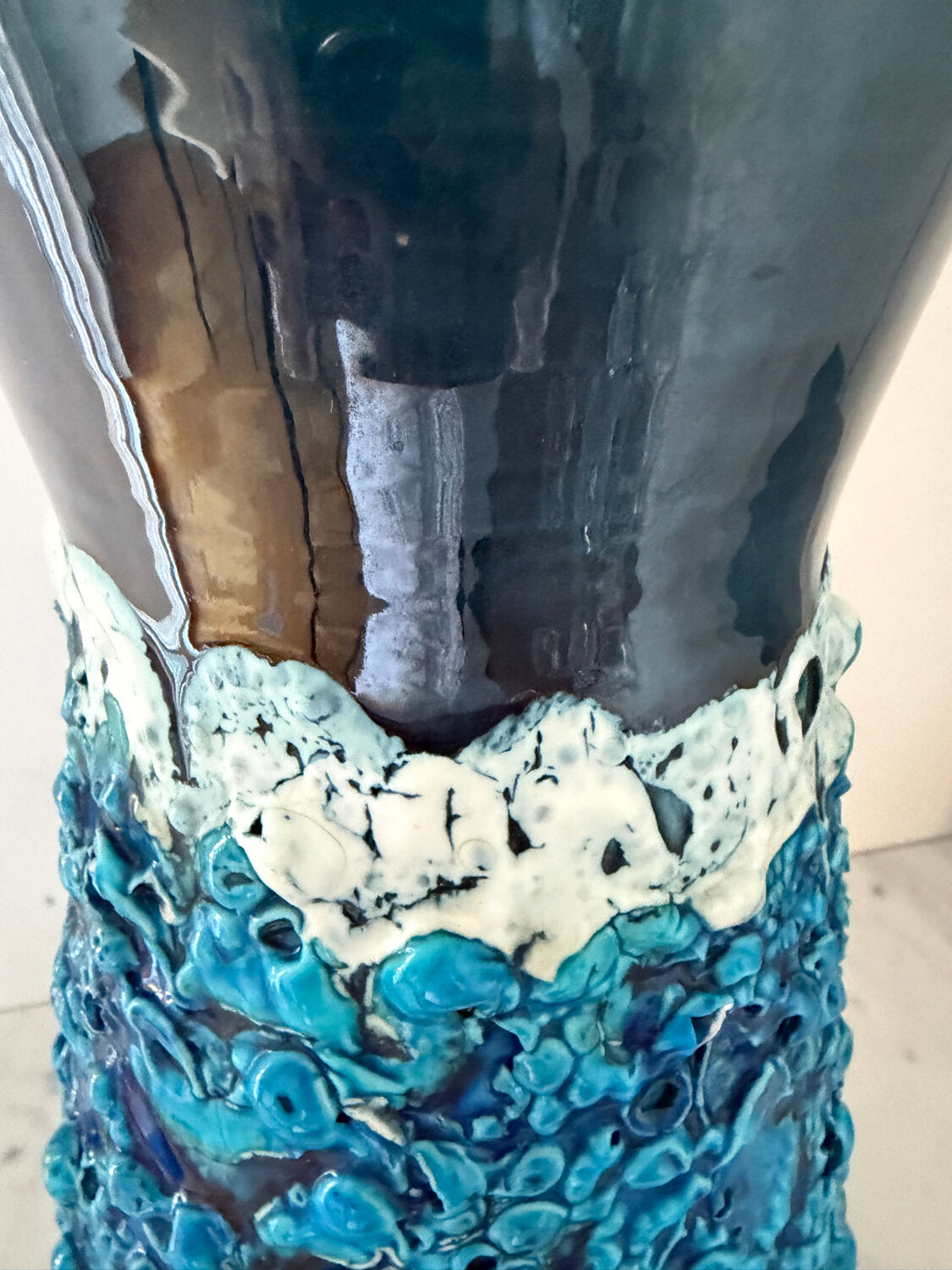 Fat Lava Vase Vallauris