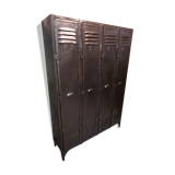 Old riveted wardrobe