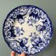 Set of 4 flat plates Creil and Montereau, Flora model
