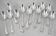 Christofle Pompadour, 12 tea spoons, coffee, 13.5 cm, in excellent condition.