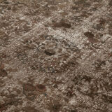 Handmade rustic anatolian 1970s 209 cm x 297 cm brown rug