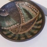 Swedish ceramic dish by Elsi Bourelius