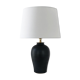 Lampe balustre en céramique vintage