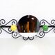 Boules wall mirror coat rack