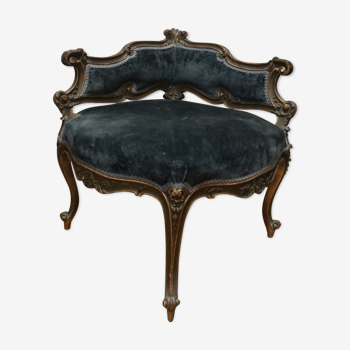 Former corner armchair style Louis XV