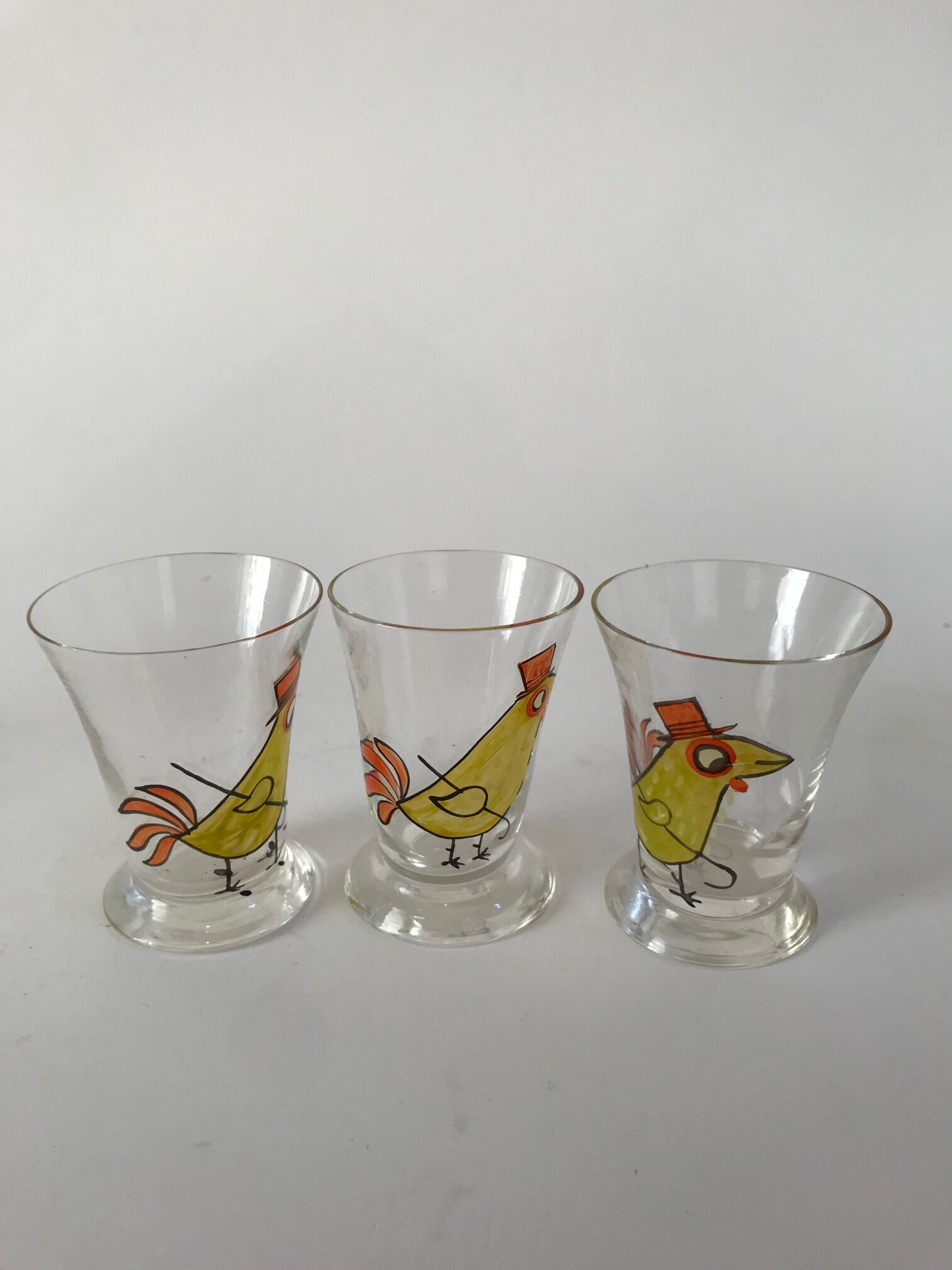 Suite de 7 verres à Shot Tapio Wirkkala