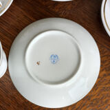 6 Yugoslav porcelain coffee cups - FP Zaječar - white and gilding