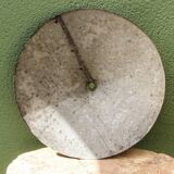 Riveted zinc lampshade, folk art