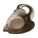 Brass swan pocket empty