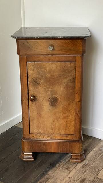 Antique Marble Bedside Table
