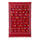 Petit tapis berbère rouge ethnique 90x140 cm