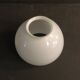 White glass globe