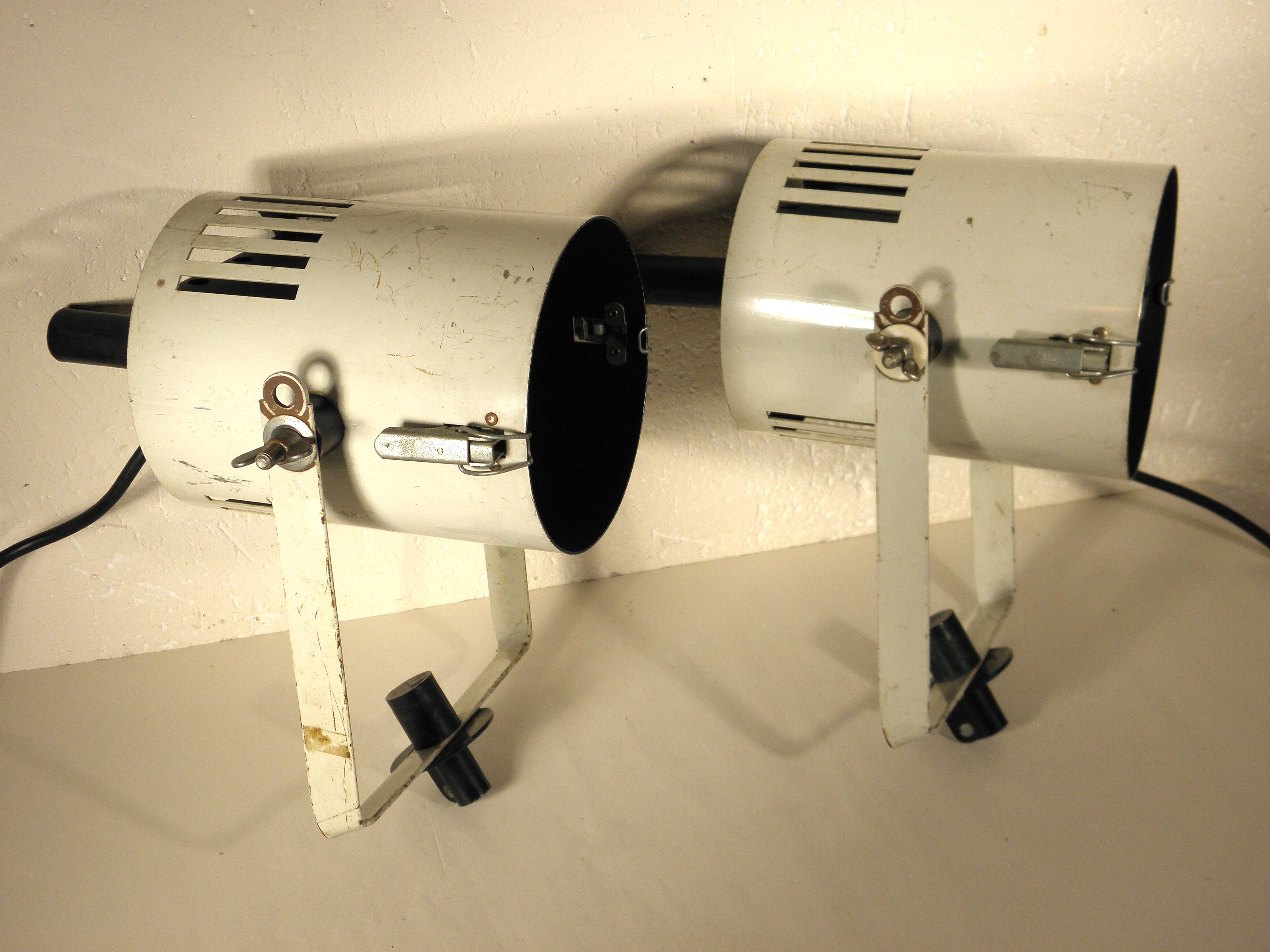 Pair of Lita studio spotlights 1970