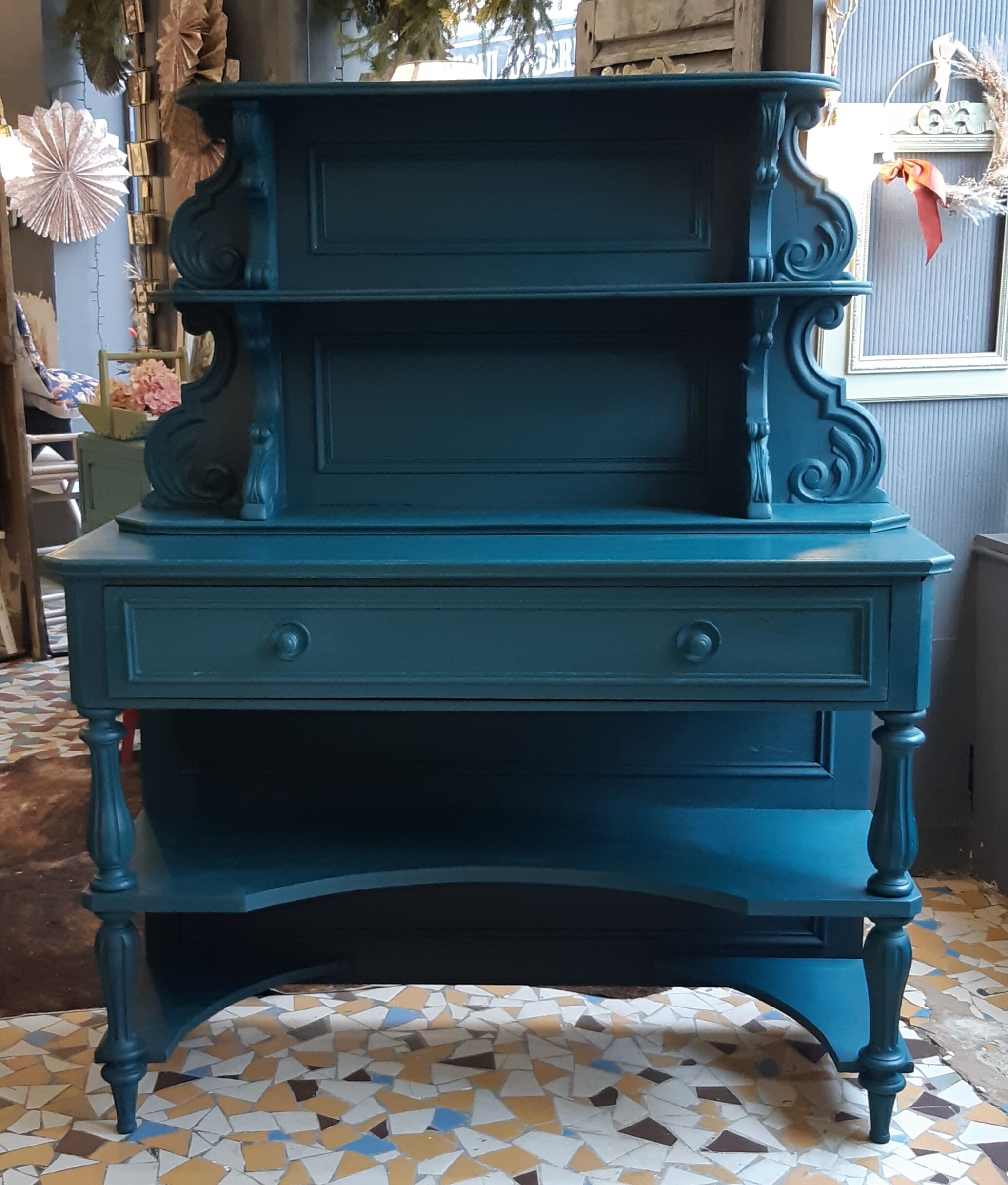 Blue cupboard