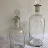 Duo of bottles corked