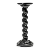 Baroque-inspired flower pedestal, walnut, Central Europe, 1920s