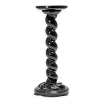 Baroque-inspired flower pedestal, walnut, Central Europe, 1920s