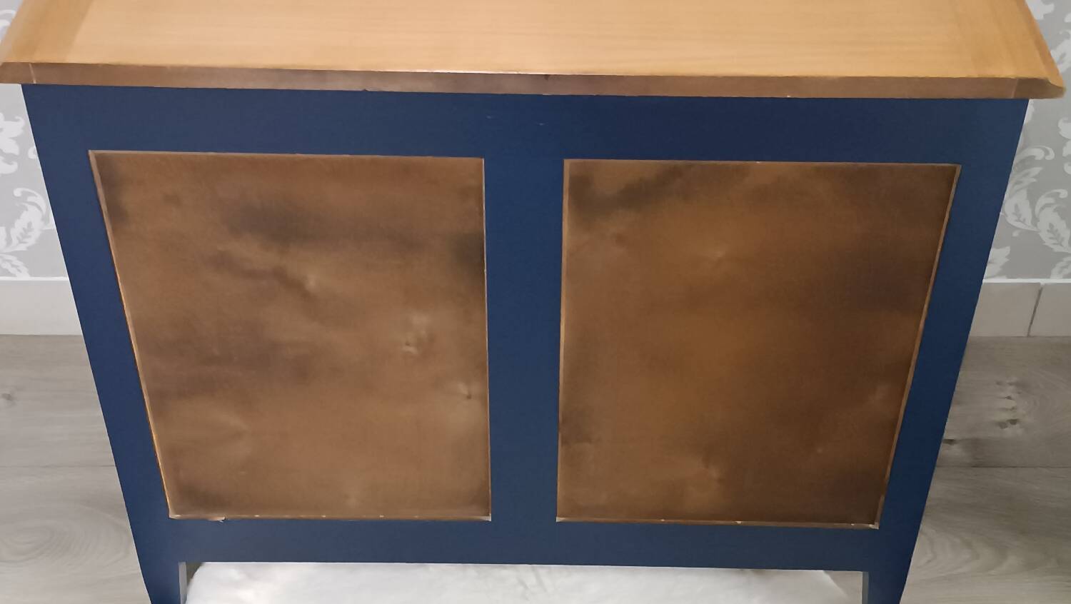 Louis XV style chest of drawers with a makeover