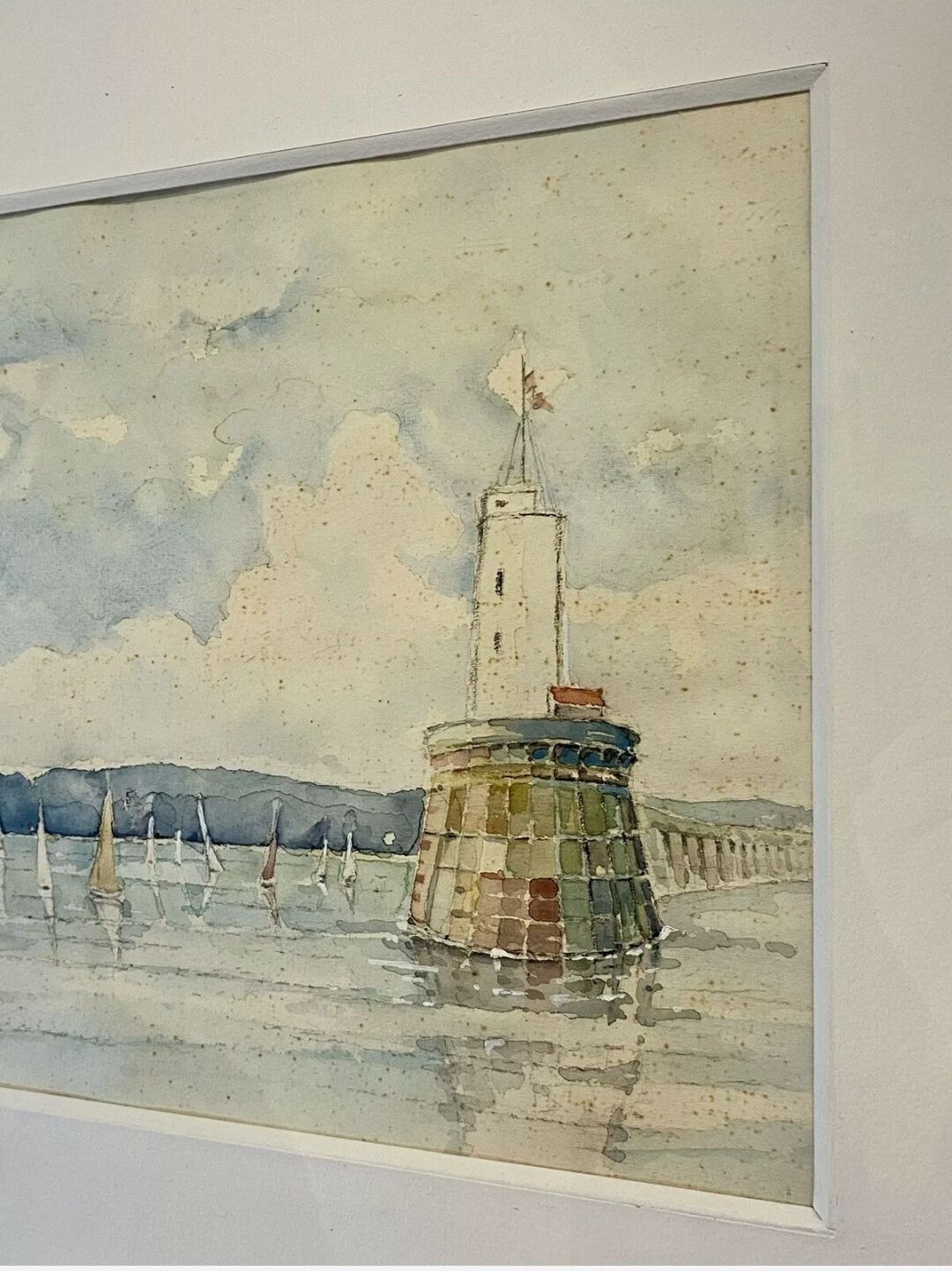 Aquarelle marine Gérard Vitou 8.66