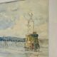 Aquarelle marine Gérard Vitou 8.66
