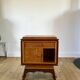 Bedside table in orm magnifying glass art deco 30s