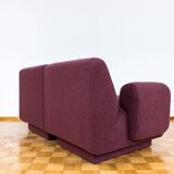 Purple Modular Sofa, 1978, Germany