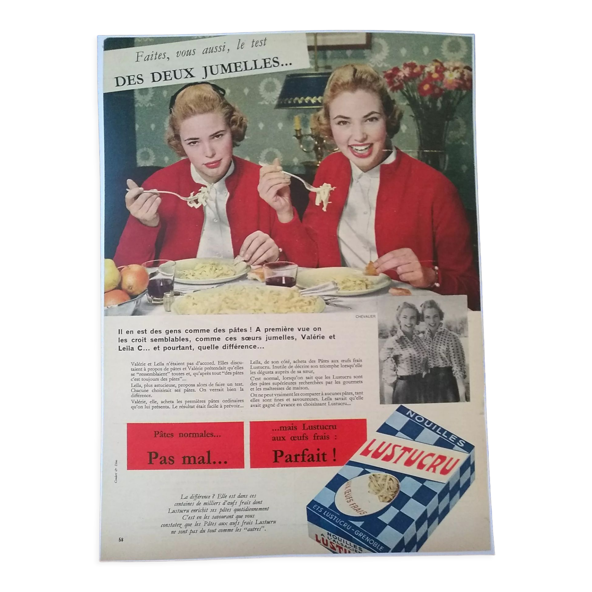 A Lustucru pulp paper advertisement from period review