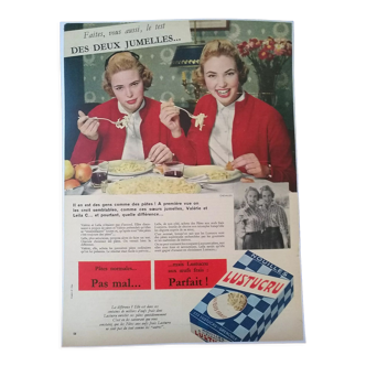 A Lustucru pulp paper advertisement from period review