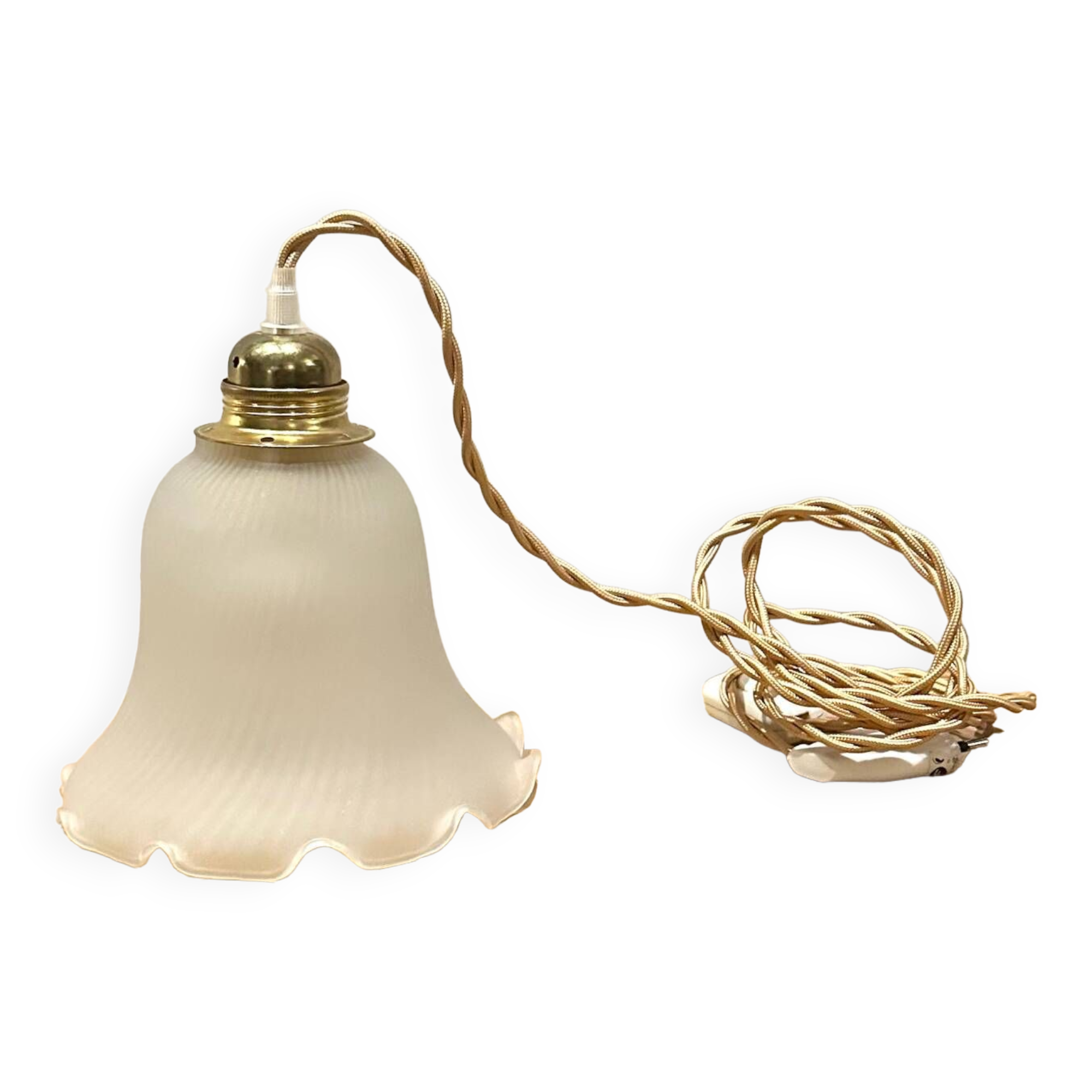 Vintage tulip portable lamp