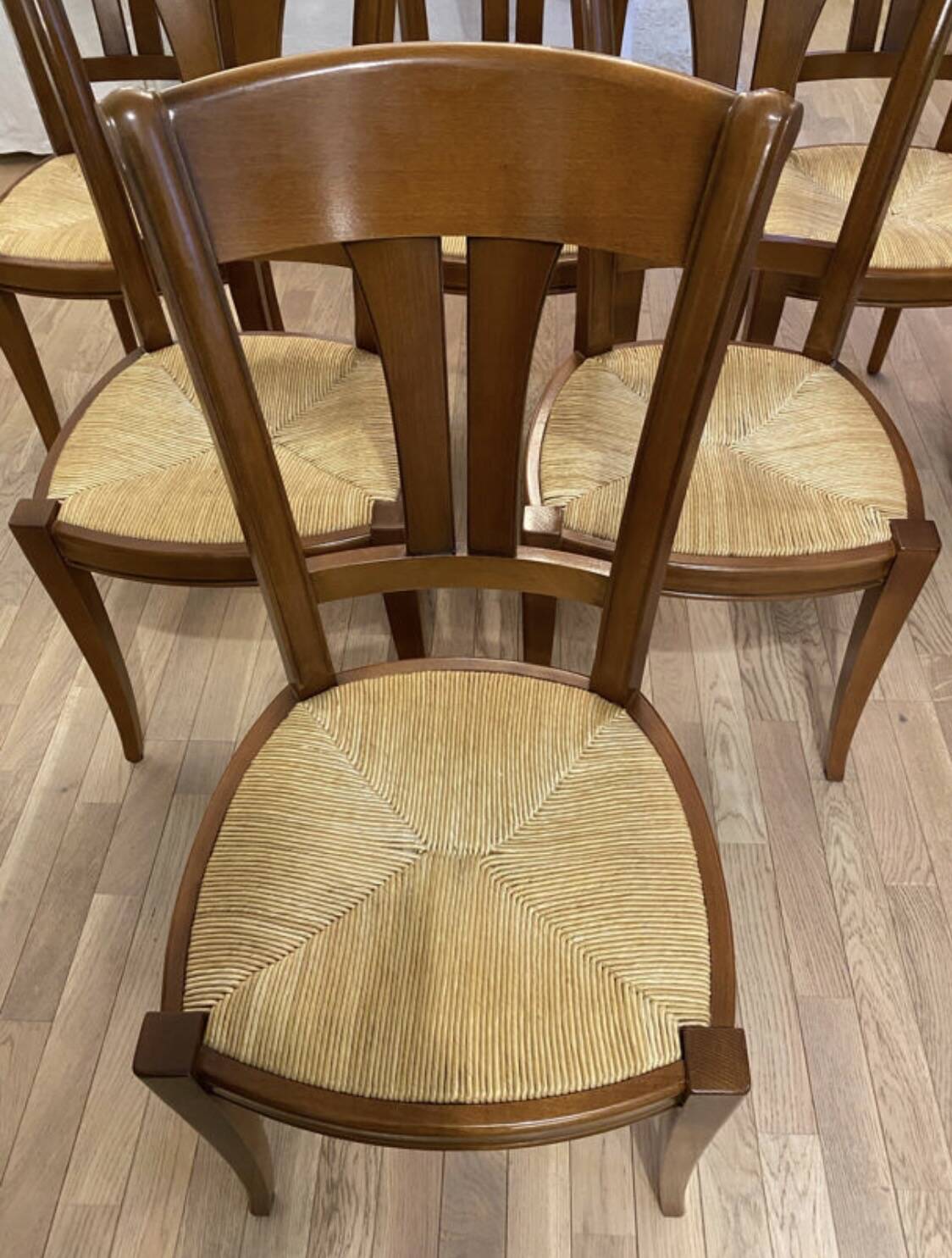 Lot 6 chaises Camaret hêtre