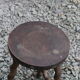 Tripod stool wavy feet