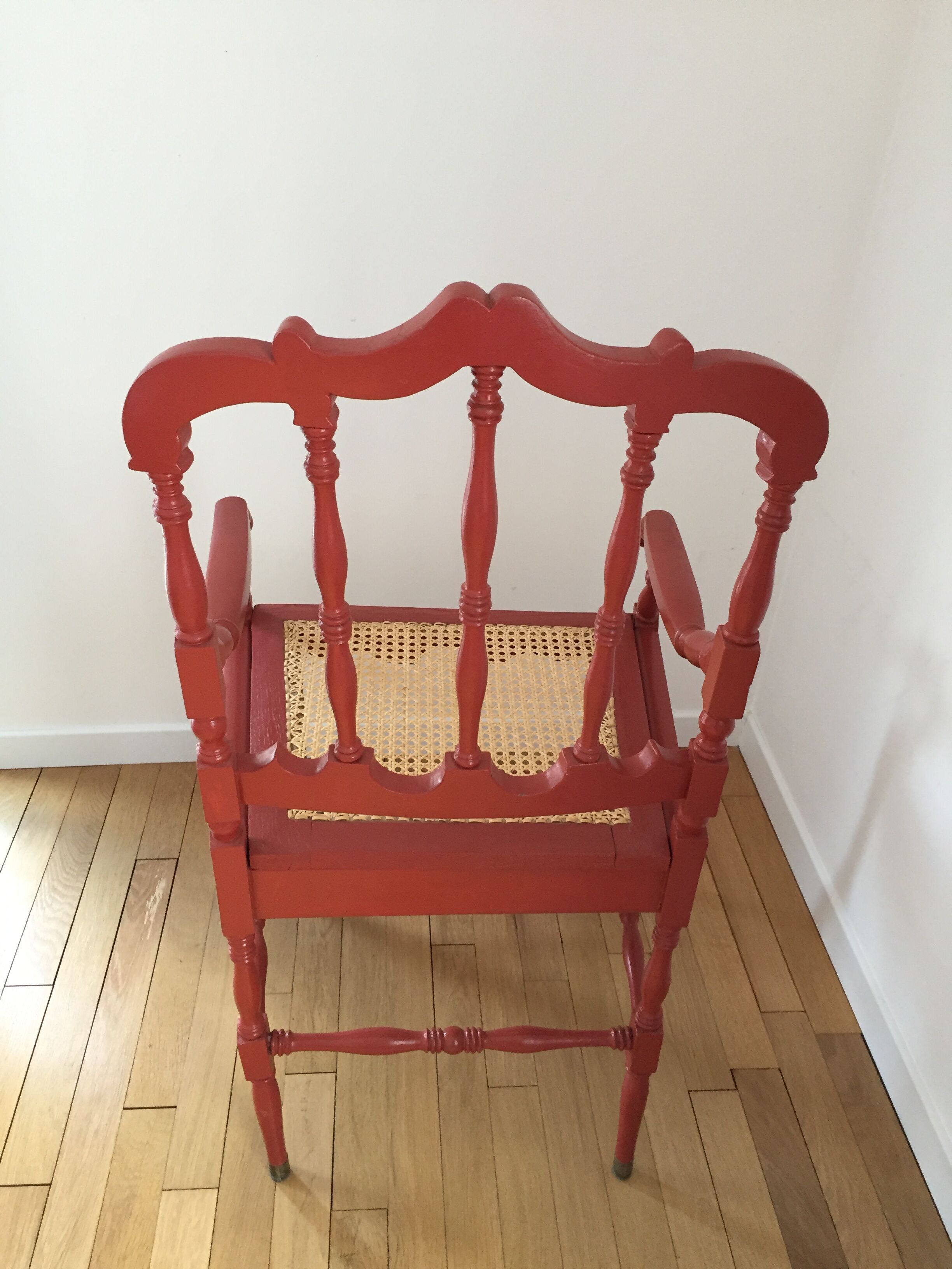 Red chinese chair