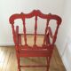 Fauteuil chinois rouge